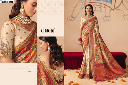 Anaara 8201 To 8212 Tathastu Dola Silk Sarees Exporter