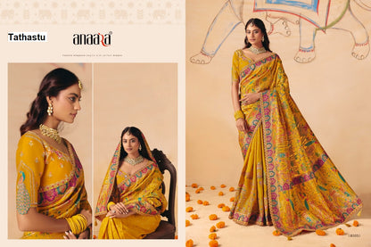 Anaara 8201 To 8212 Tathastu Dola Silk Sarees Exporter