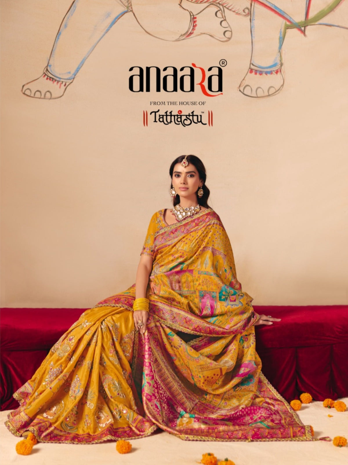 Anaara 8201 To 8212 Tathastu Dola Silk Sarees Exporter