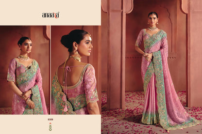 Anaara 8301 To 8312 Tathastu Silk Sarees Manufacturer
