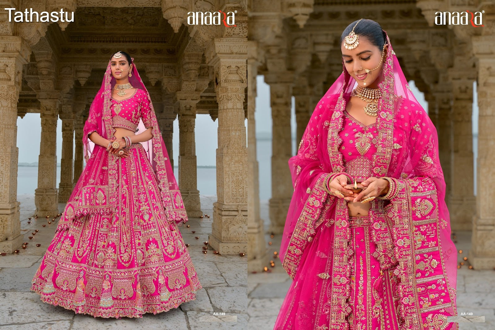 Anaara Tathastu Heavy Silk Bridal Lehenga Choli Wholesaler Ahmedabad