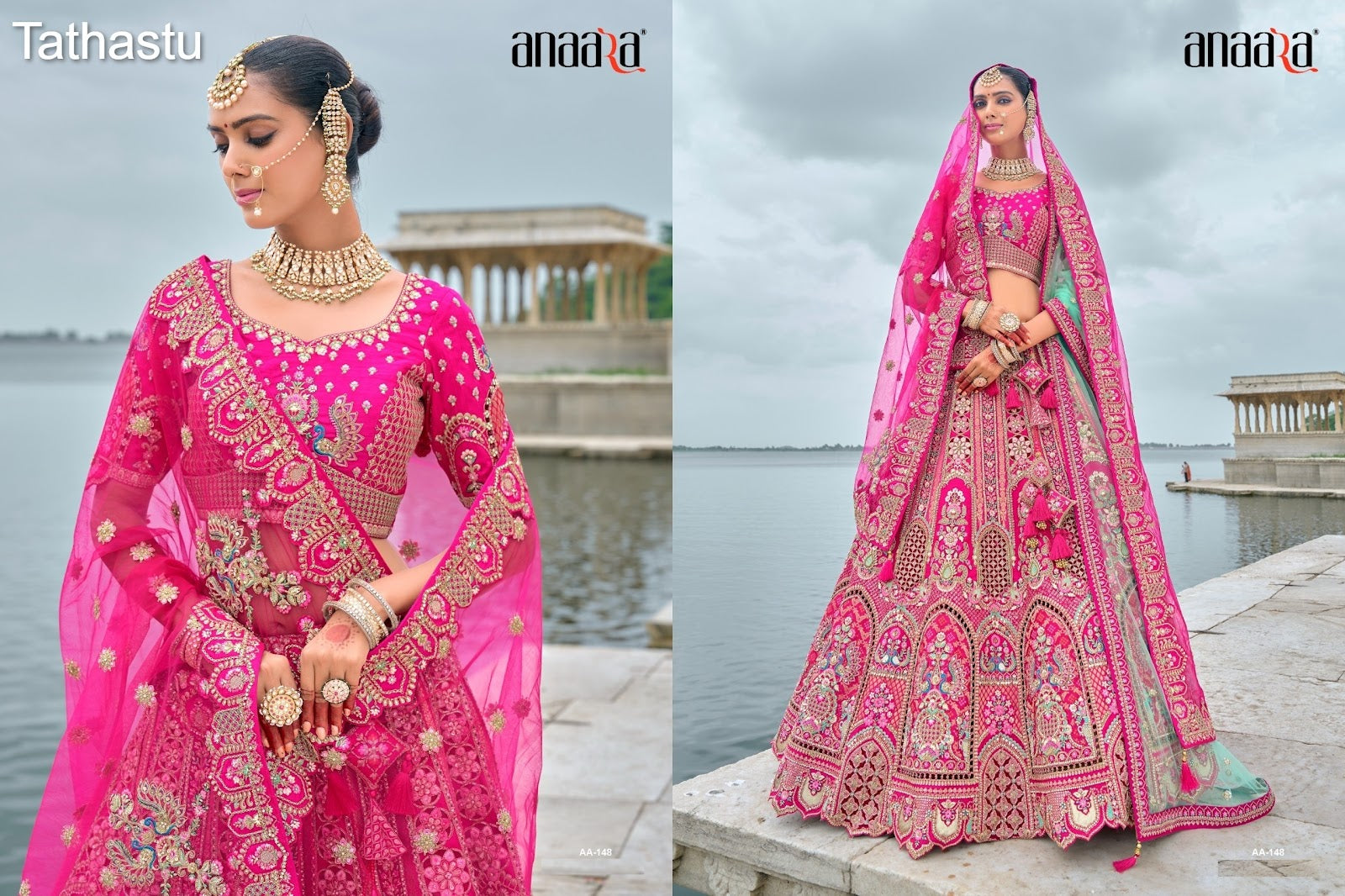 Anaara Tathastu Heavy Silk Bridal Lehenga Choli Wholesaler Ahmedabad