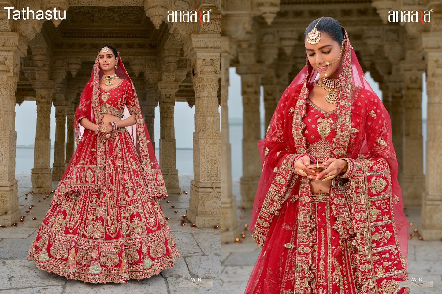 Anaara Tathastu Heavy Silk Bridal Lehenga Choli Wholesaler Ahmedabad