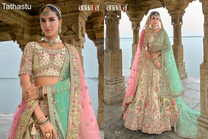 Anaara Tathastu Heavy Silk Bridal Lehenga Choli Wholesaler Ahmedabad
