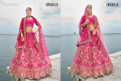Anaara Tathastu Heavy Silk Bridal Lehenga Choli Wholesaler Ahmedabad
