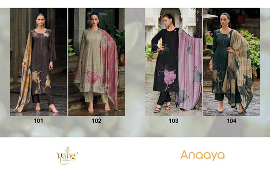 Anaaya Rang Fashion Wool Plazzo Style Suits Manufacturer