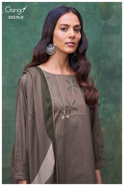 Anacia S5275 Ganga Corduroy Pant Style Suits Wholesale Rate