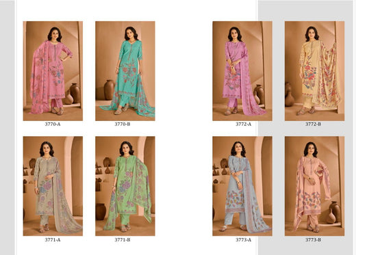 Anahat Rivaa Cotton Pant Style Suits