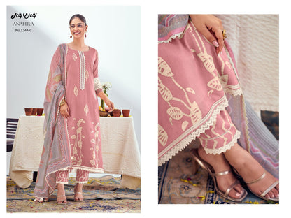 Anahira Jay Vijay Pure Cotton Pant Style Suits Supplier Ahmedabad