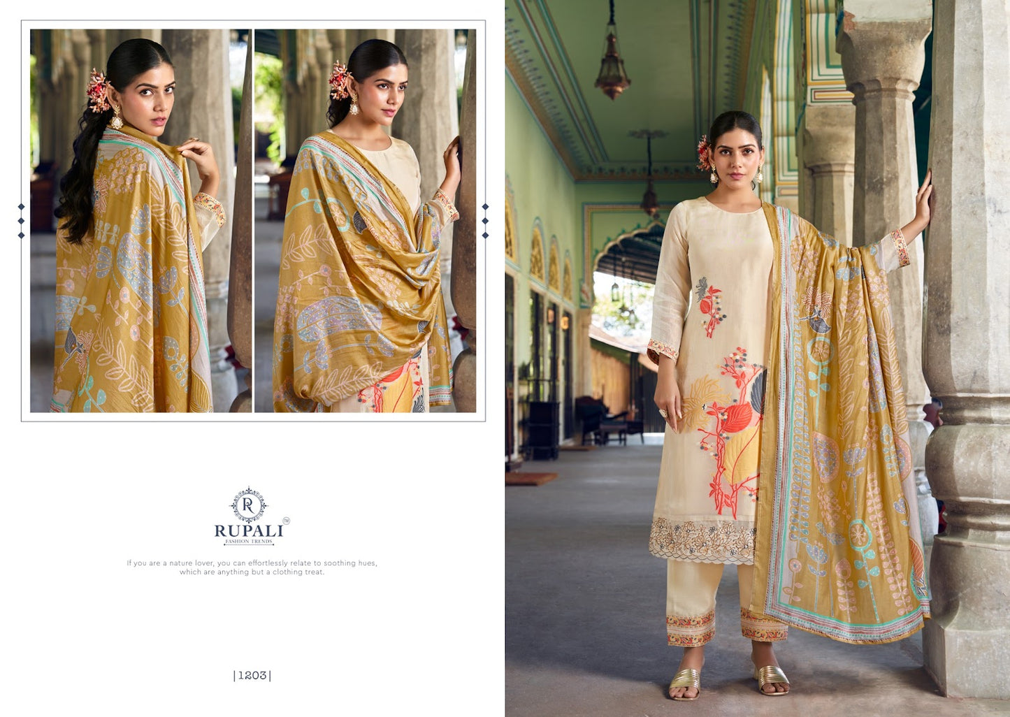 Anahira Rupali Simmer Tissue Pant Style Suits Manufacturer