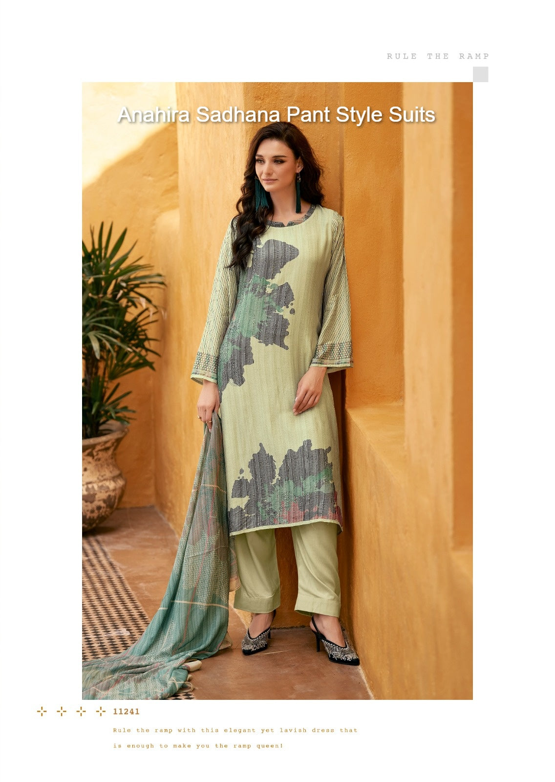 Anahira Sadhana Muslin Silk Pant Style Suits Wholesale Rate