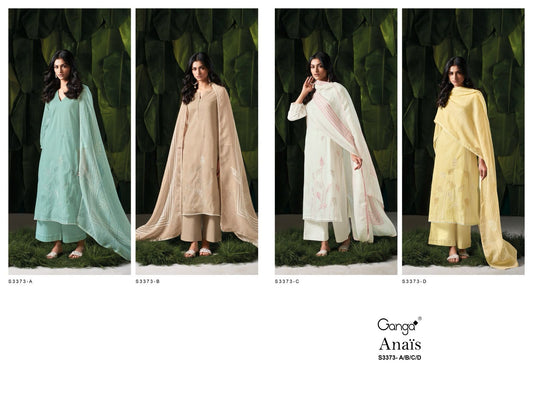 Anais 3373 Ganga Mal Plazzo Style Suits Manufacturer