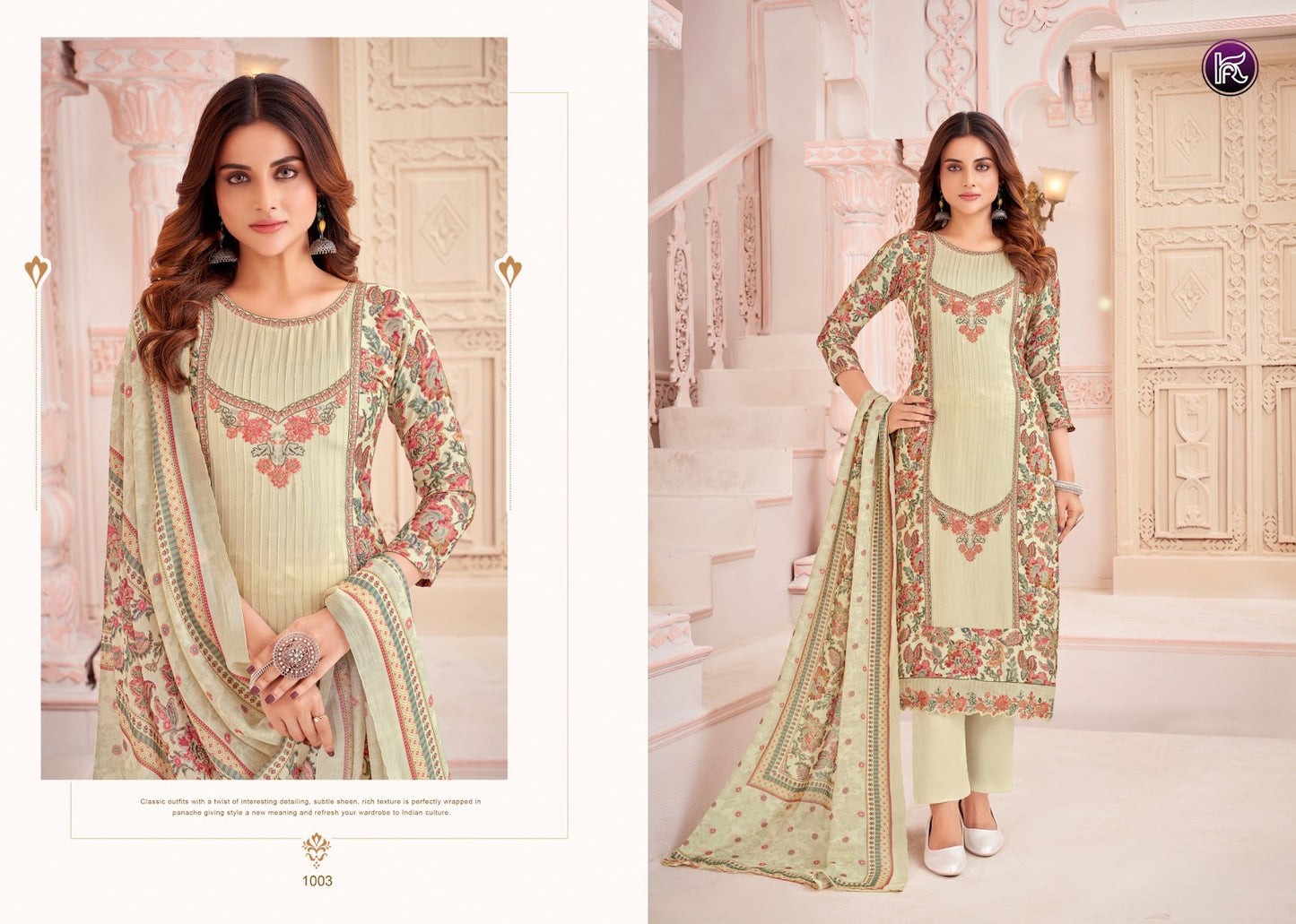 Anamika Kala Fashion Pure Muslin Pant Style Suits Supplier Ahmedabad