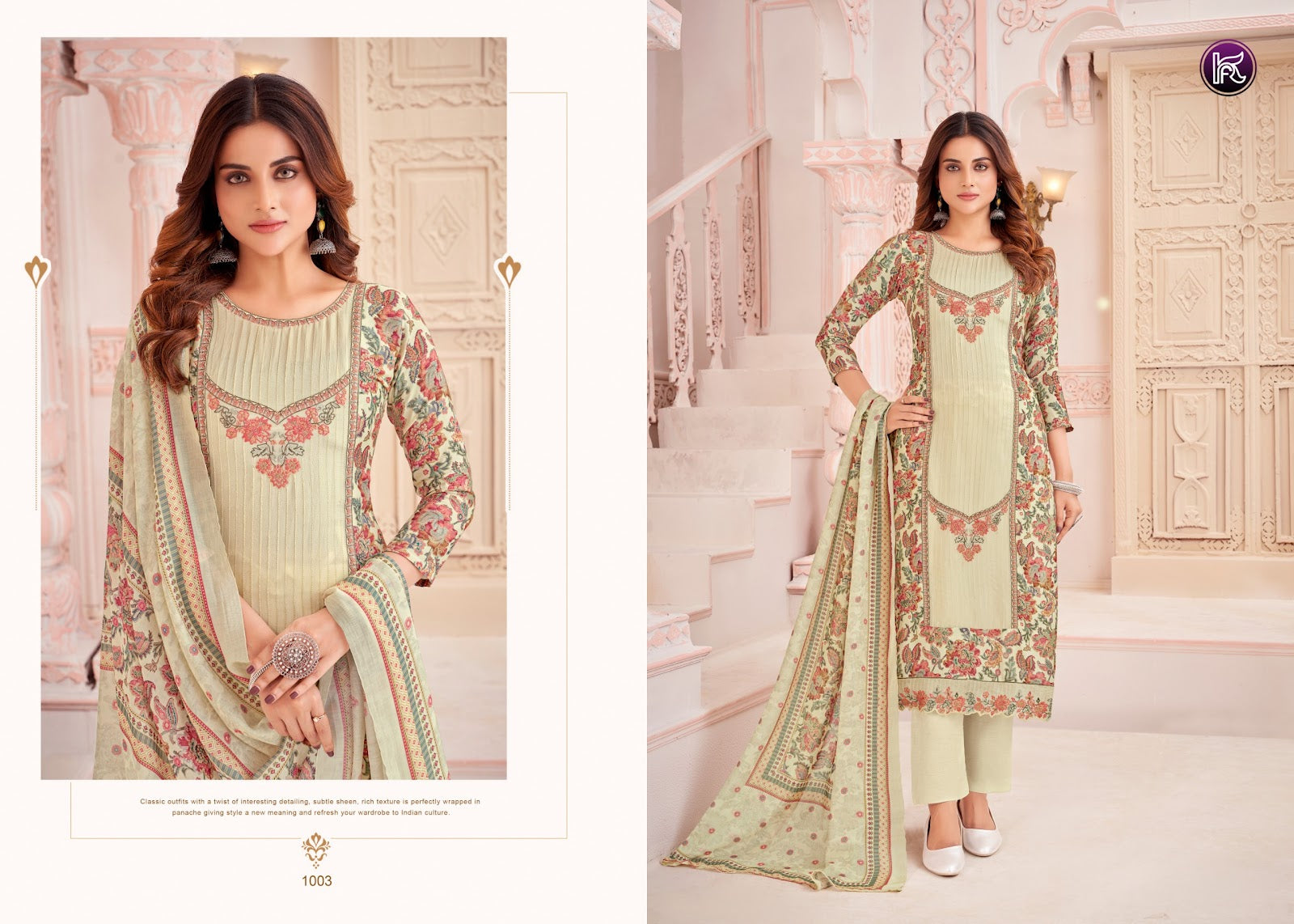 Anamika Kala Fashion Pure Muslin Pant Style Suits Supplier Ahmedabad