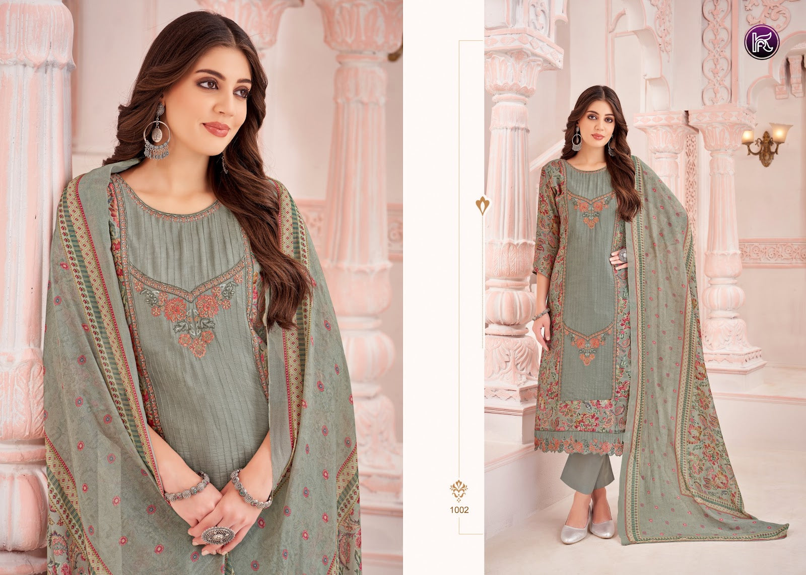 Anamika Kala Fashion Pure Muslin Pant Style Suits Supplier Ahmedabad