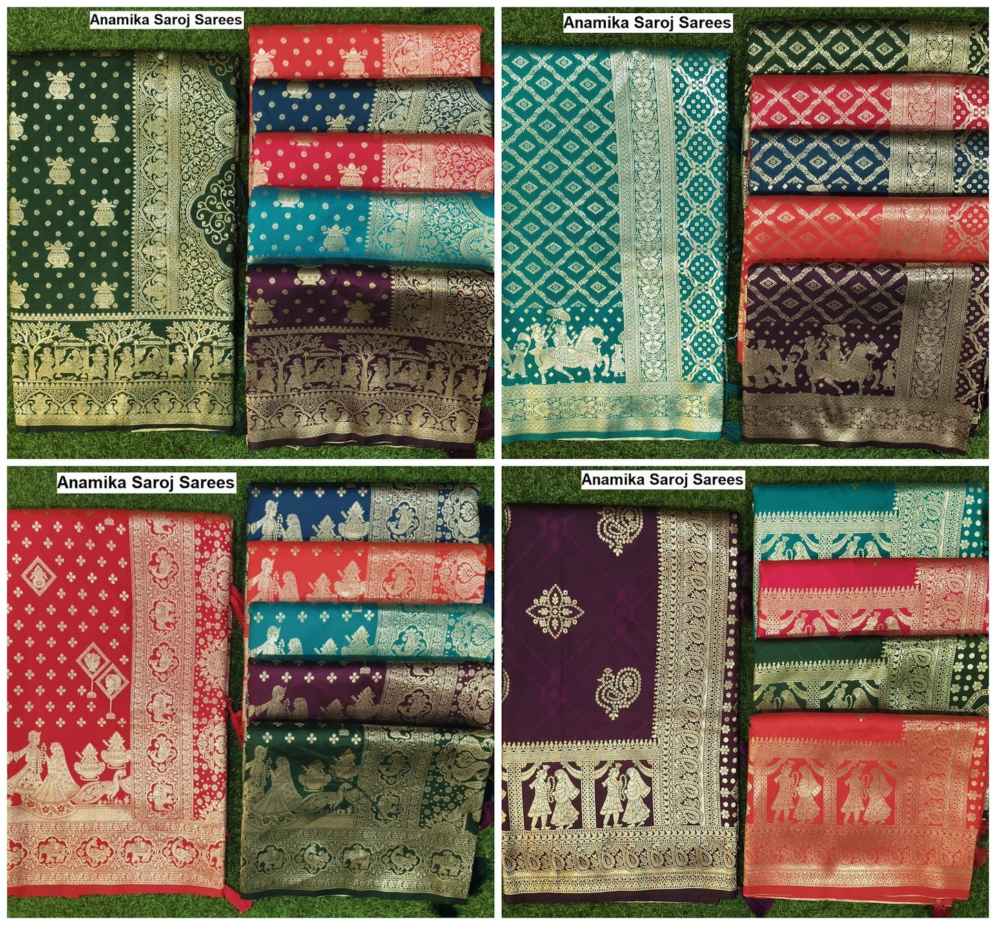 Anamika Saroj Silk Sarees Wholesaler Ahmedabad