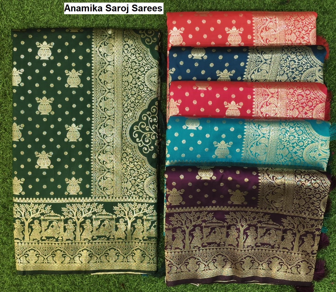 Anamika Saroj Silk Sarees Wholesaler Ahmedabad