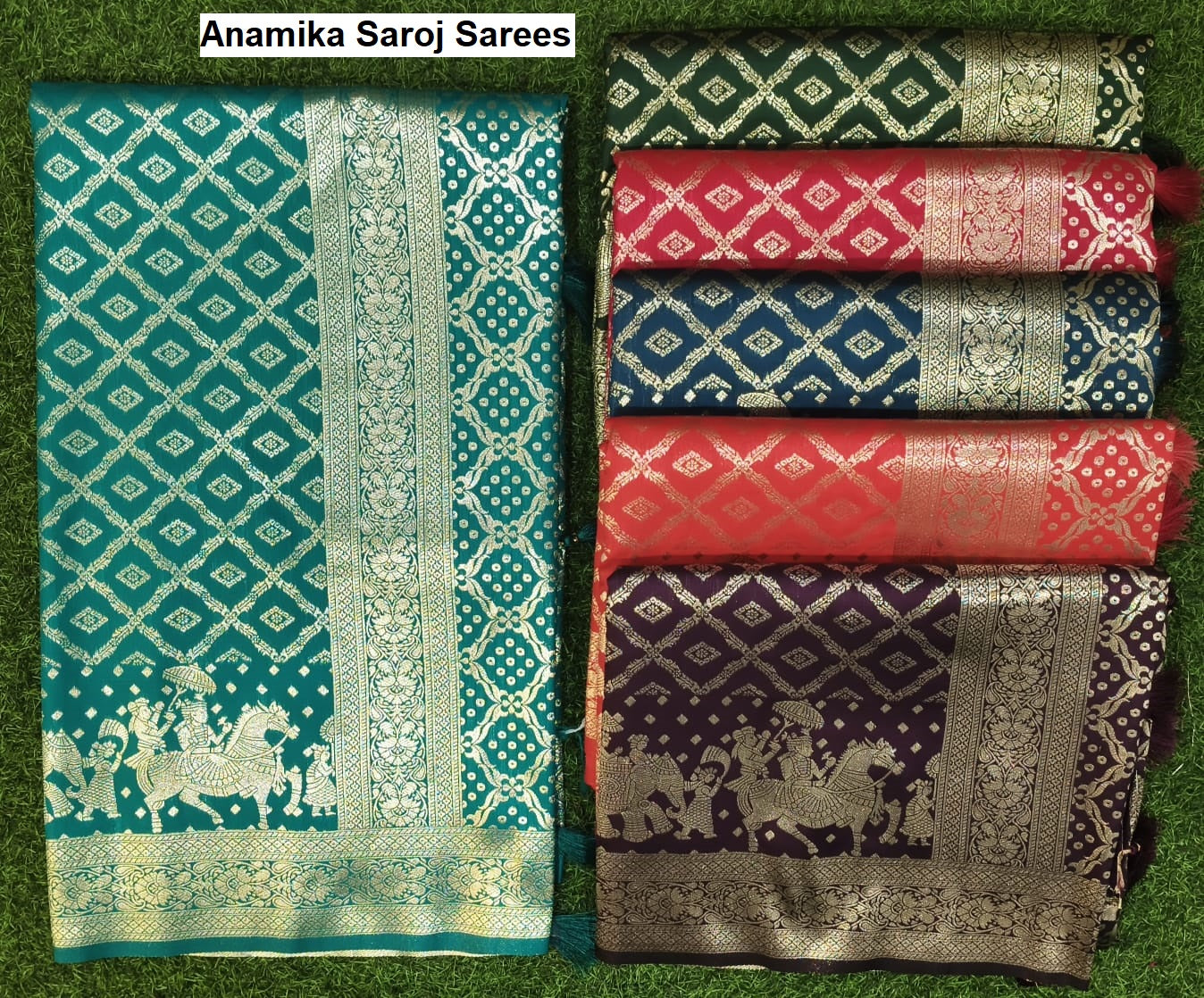 Anamika Saroj Silk Sarees Wholesaler Ahmedabad