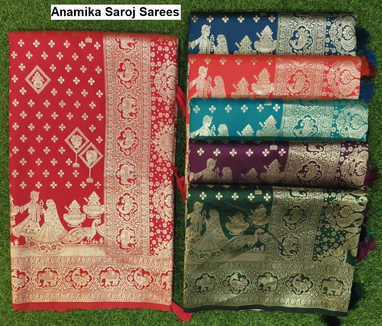 Anamika Saroj Silk Sarees Wholesaler Ahmedabad