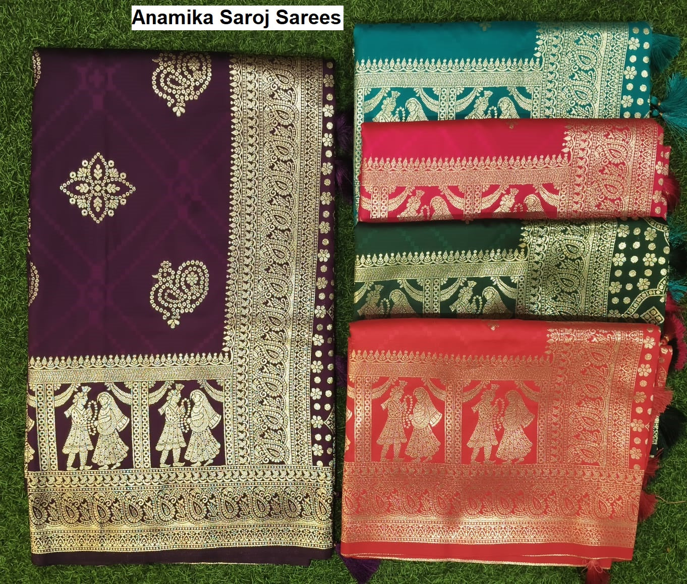 Anamika Saroj Silk Sarees Wholesaler Ahmedabad
