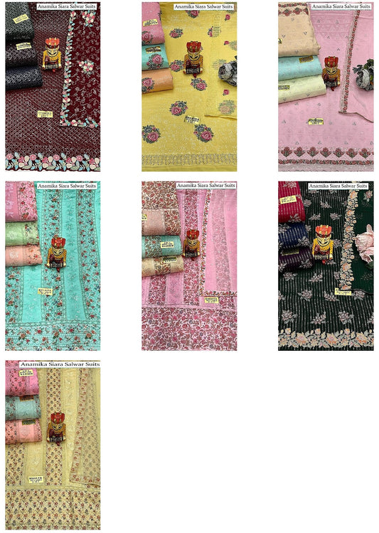 Anamika Siara Georgette Salwar Suits Wholesaler