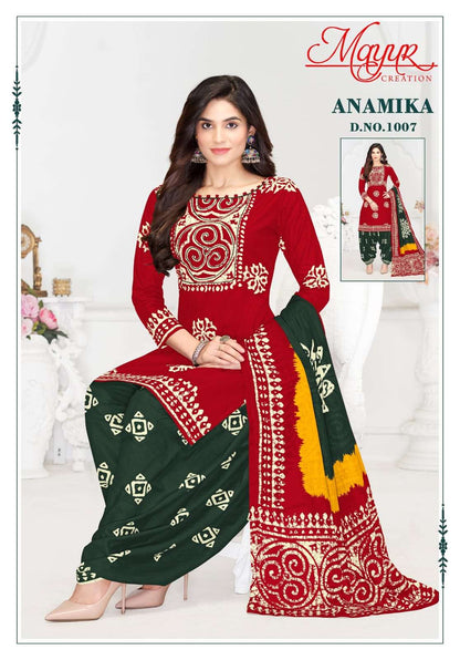 Anamika Vol 1 Mayur Creation Batik Cotton Dress Material Manufacturer India