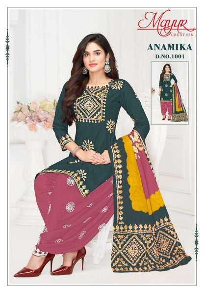 Anamika Vol 1 Mayur Creation Batik Cotton Dress Material Manufacturer India