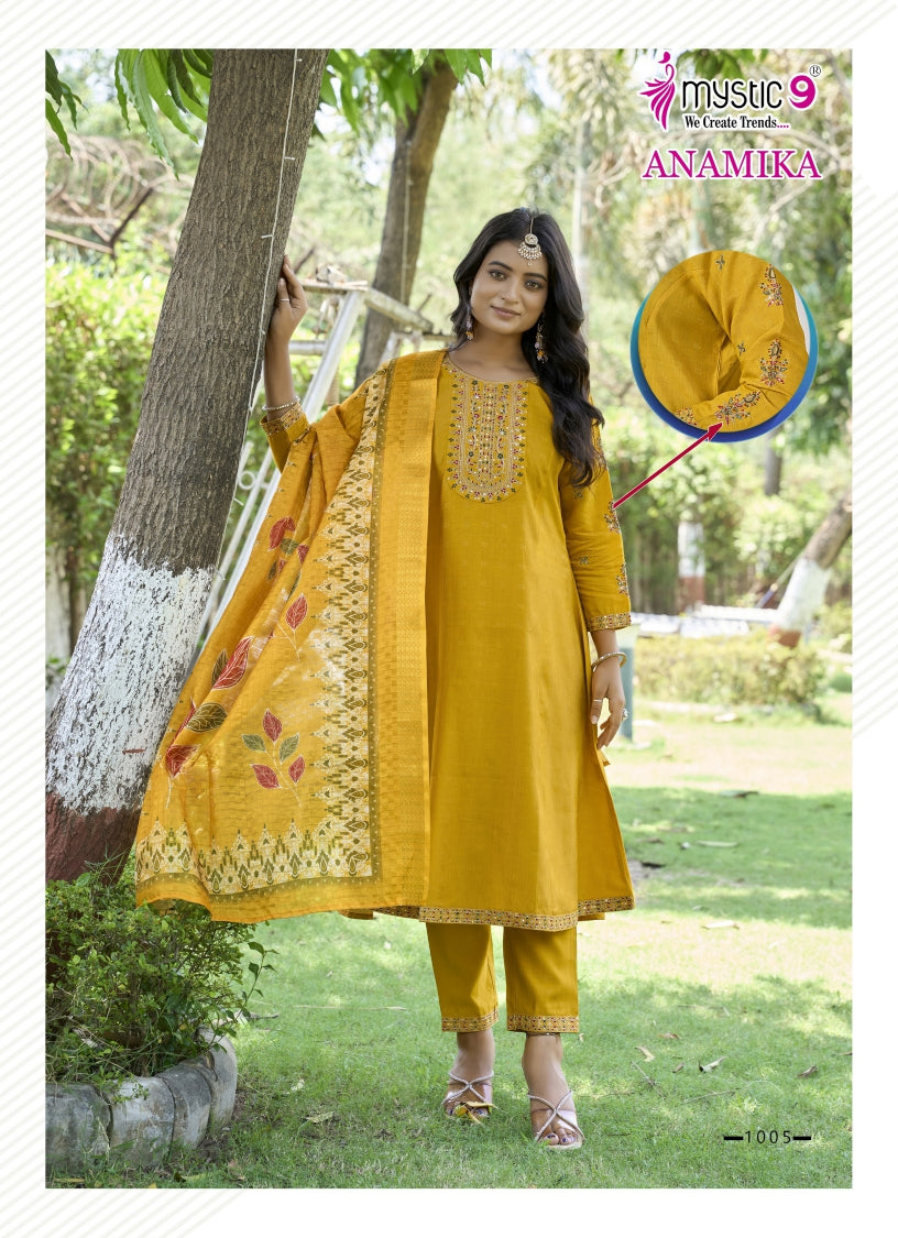 Anamika Vol 1 Mystic 9 Vertican Readymade Anarkali Suits Wholesale Rate