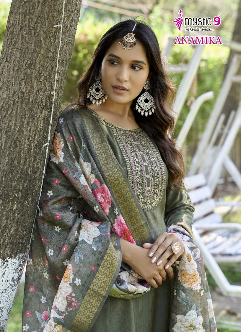Anamika Vol 1 Mystic 9 Vertican Readymade Anarkali Suits Wholesale Rate