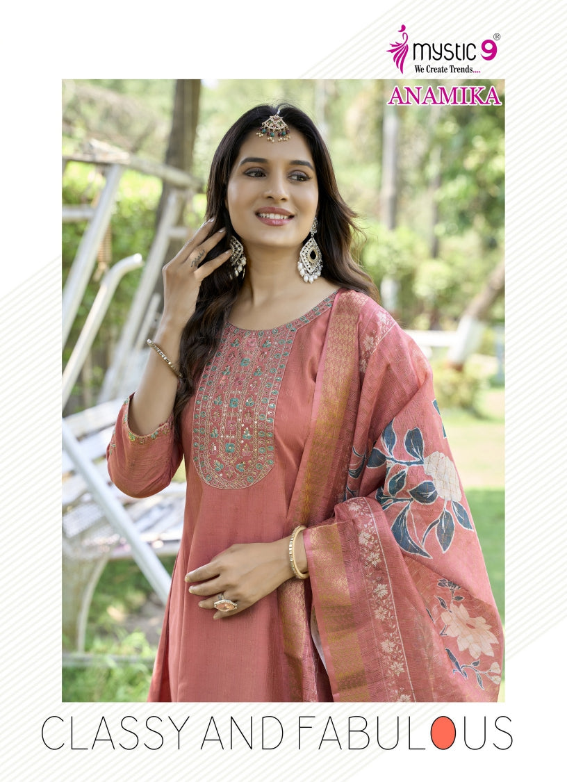 Anamika Vol 1 Mystic 9 Vertican Readymade Anarkali Suits Wholesale Rate