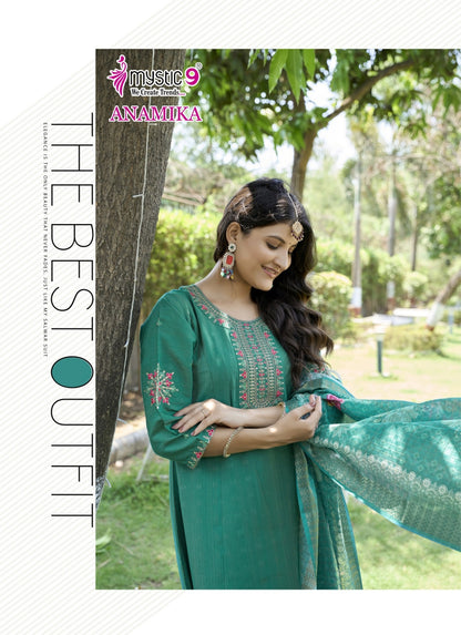Anamika Vol 1 Mystic 9 Vertican Readymade Anarkali Suits Wholesale Rate