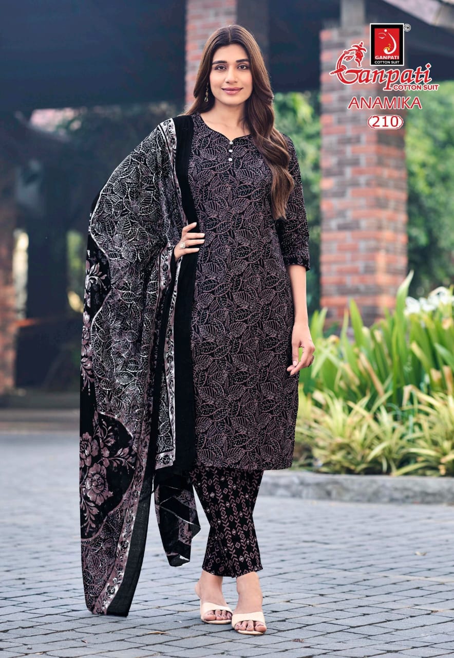 Anamika Vol 2 Ganpati Readymade Cotton Pant Suits Wholesaler Ahmedabad