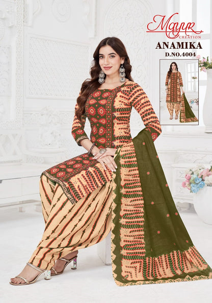 Anamika Vol 4 Mayur Creation Cotton Cotton Dress Material Exporter Ahmedabad
