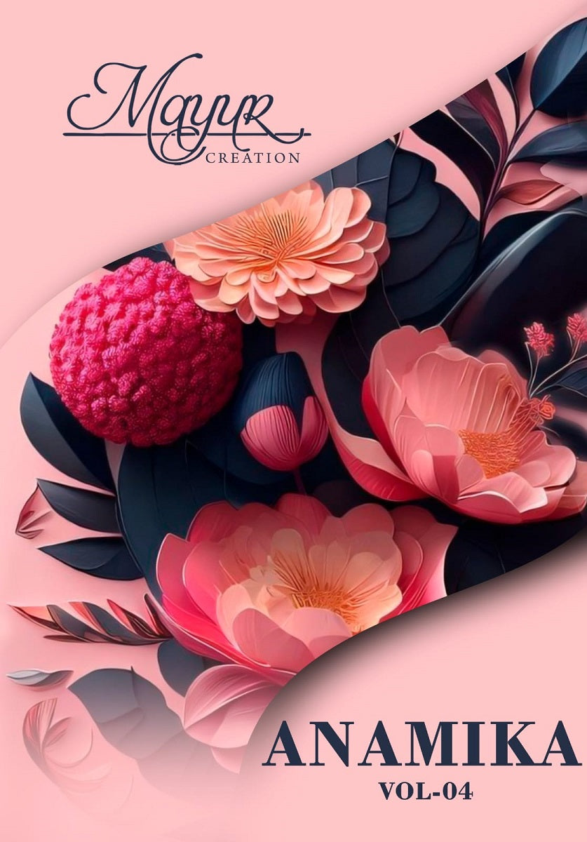 Anamika Vol 4 Mayur Creation Cotton Cotton Dress Material Exporter Ahmedabad