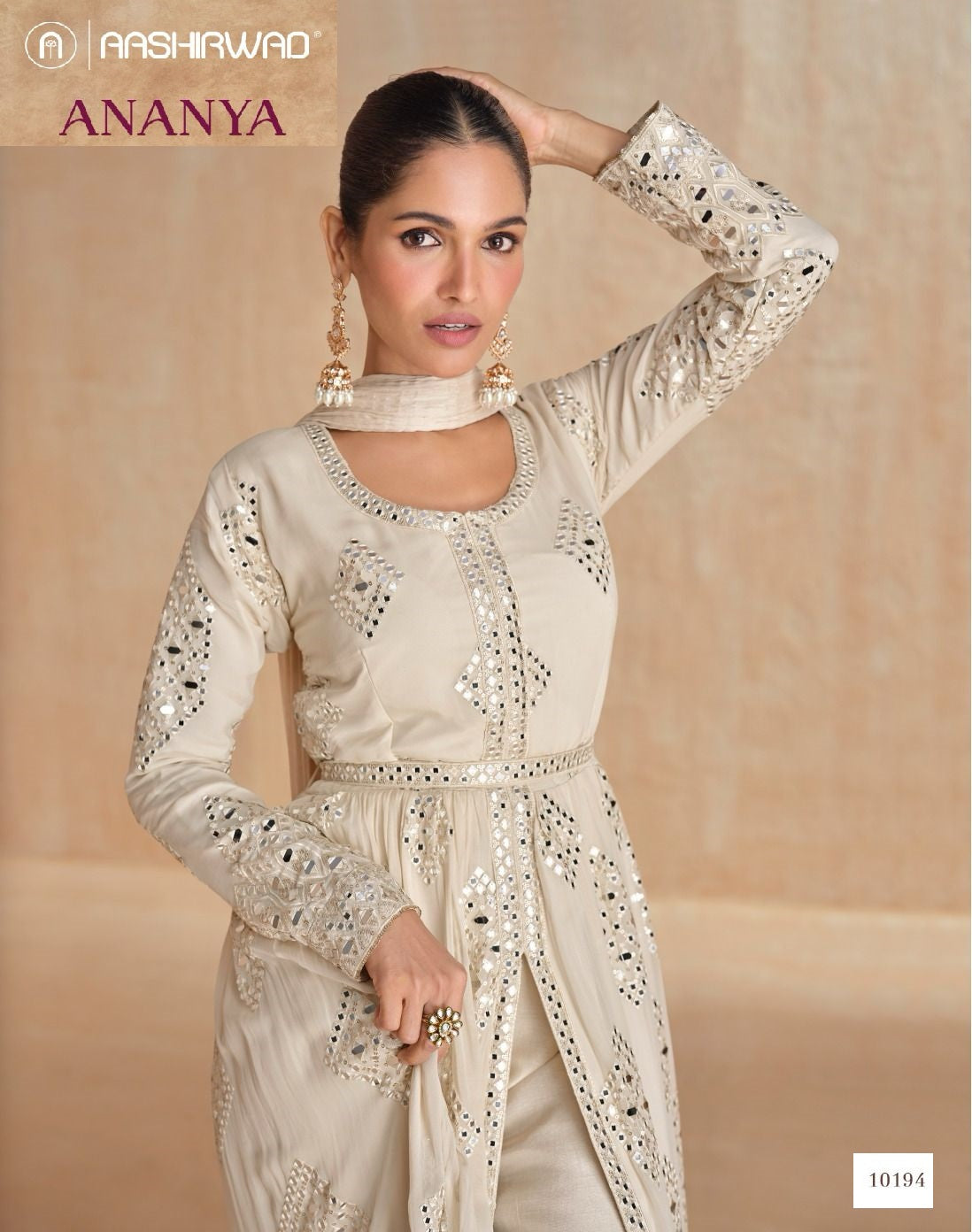 Ananaya Aashirwad Creation Georgette Readymade Suits Wholesale Price