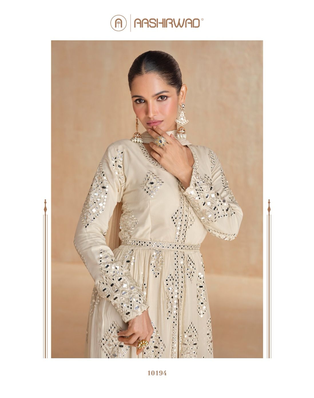 Ananaya Aashirwad Creation Georgette Readymade Suits Wholesale Price