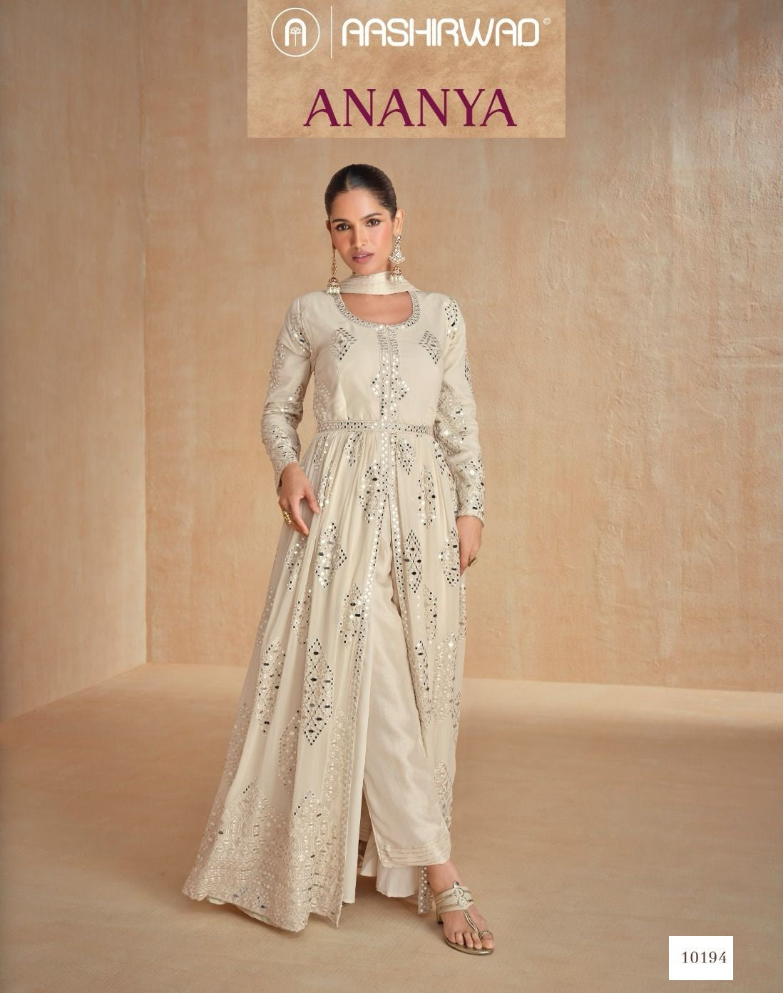 Ananaya Aashirwad Creation Georgette Readymade Suits Wholesale Price