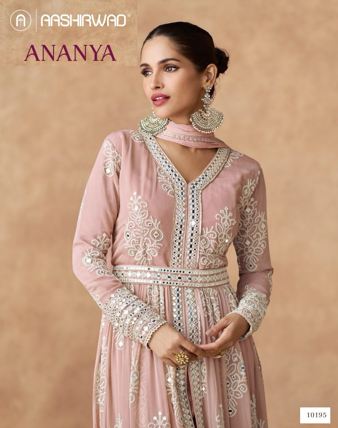 Ananaya Aashirwad Creation Georgette Readymade Suits Wholesale Price