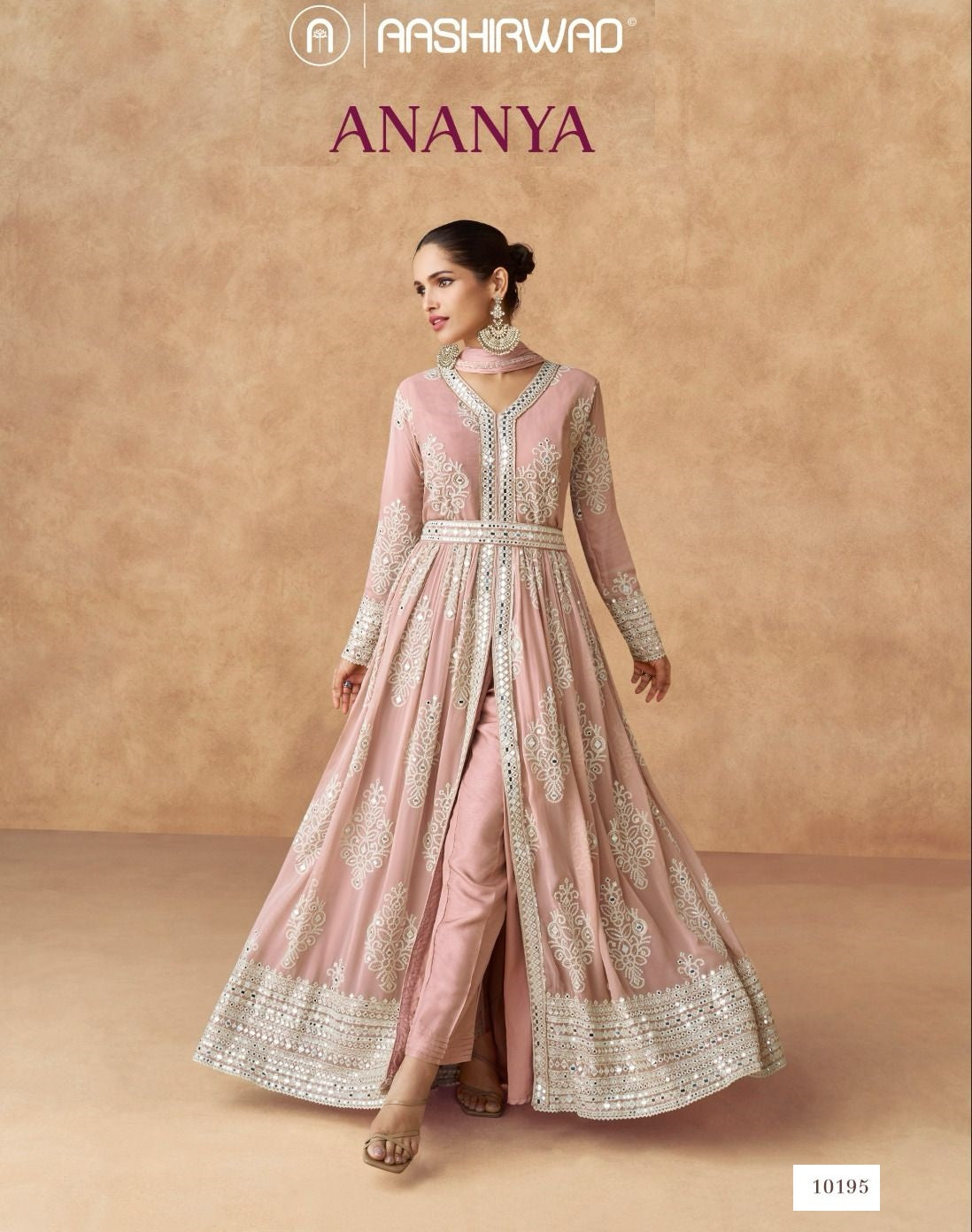 Ananaya Aashirwad Creation Georgette Readymade Suits Wholesale Price