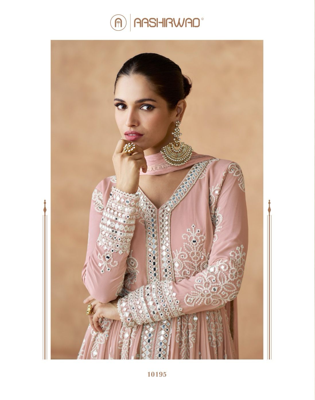 Ananaya Aashirwad Creation Georgette Readymade Suits Wholesale Price