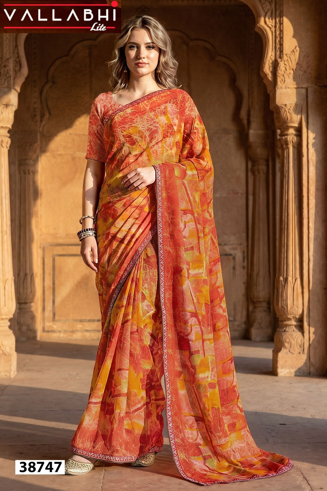 Anandi Vol 11 Vallabhi Lite Weightless Sarees Exporter