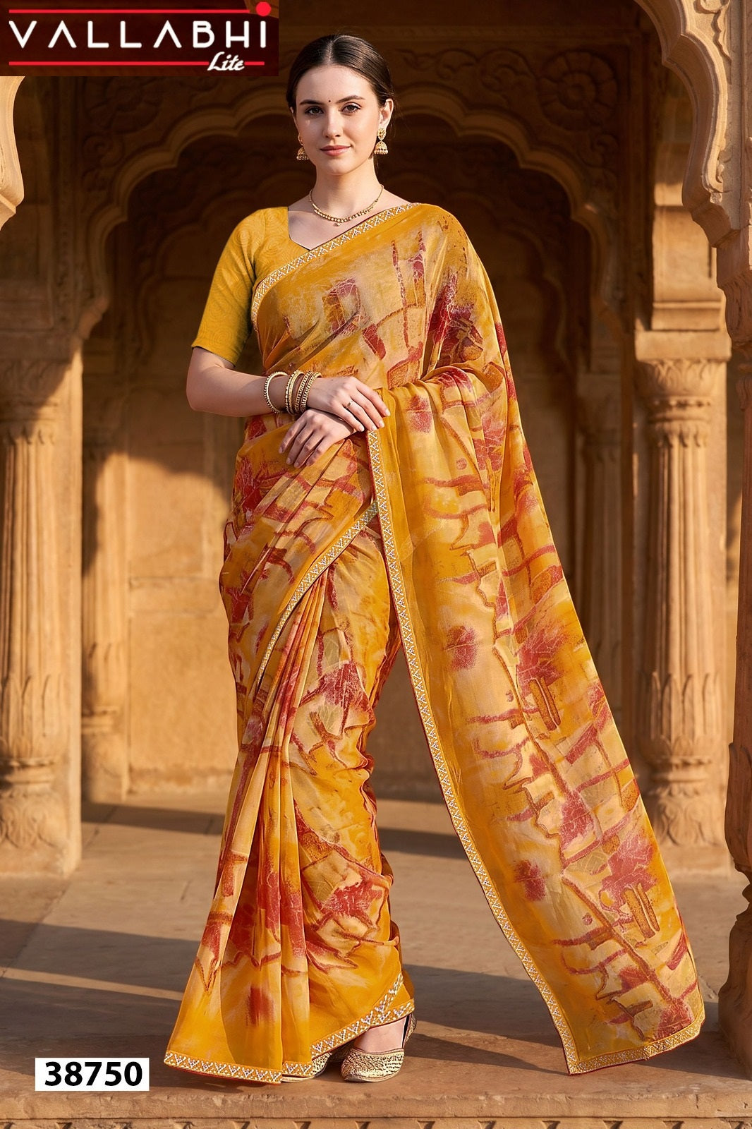 Anandi Vol 11 Vallabhi Lite Weightless Sarees Exporter