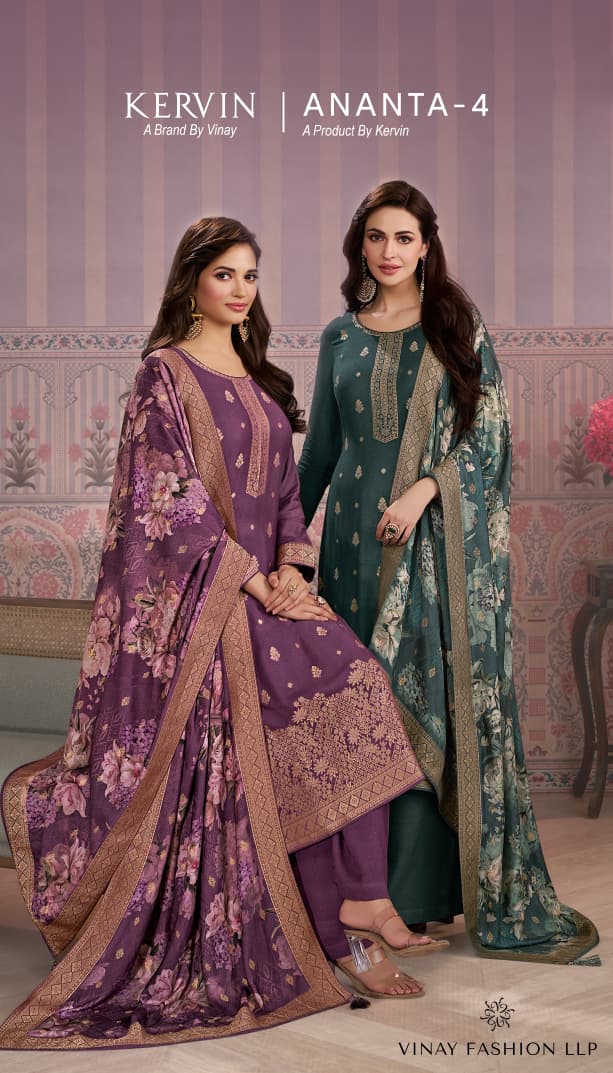 Ananta 4 Kervin Vinay Fashion Llp Pashmina Suits Wholesaler Gujarat