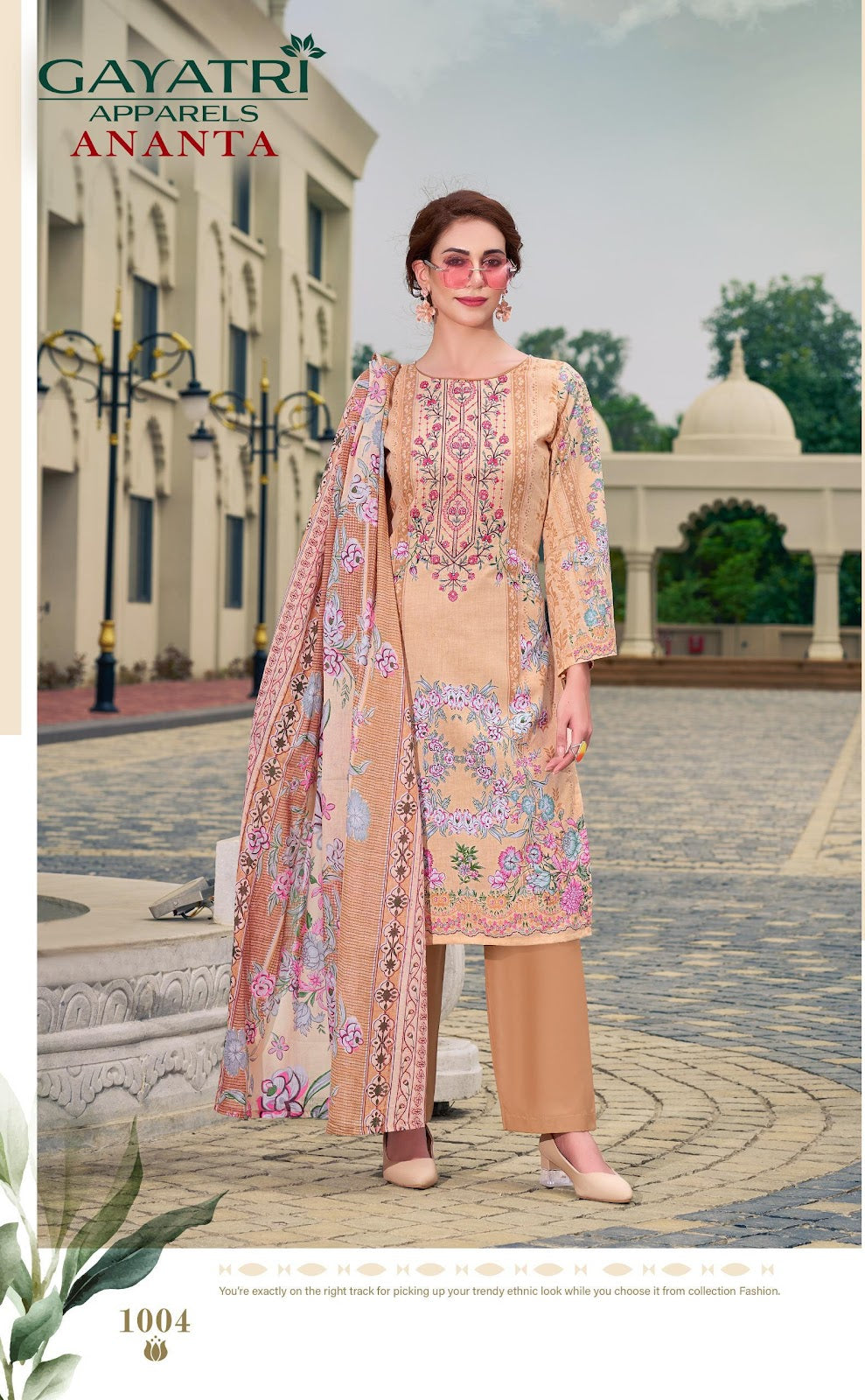 Ananta Vol 1 Gayatri Cambric Cotton Karachi Salwar Suits Supplier Gujarat