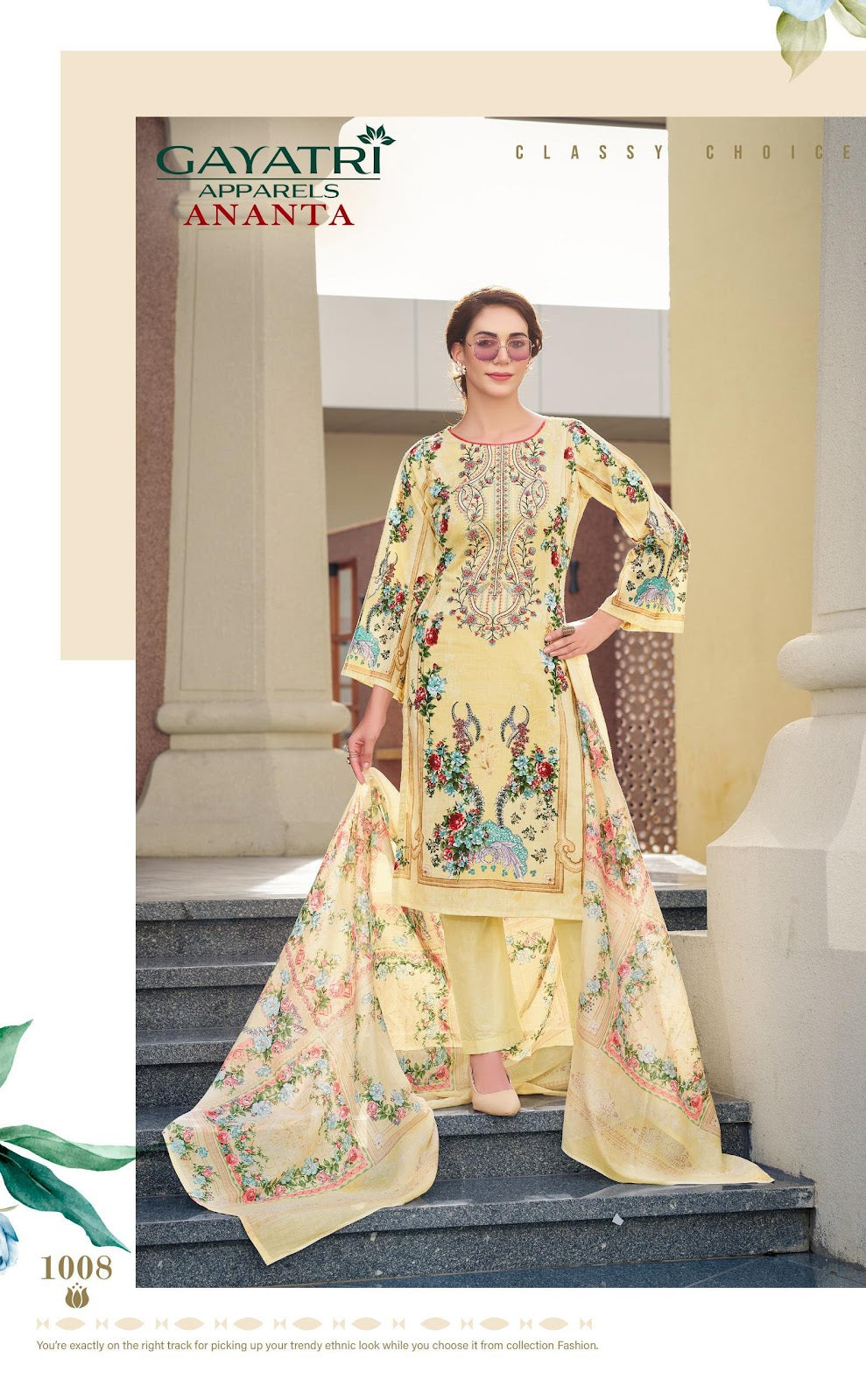 Ananta Vol 1 Gayatri Cambric Cotton Karachi Salwar Suits Supplier Gujarat