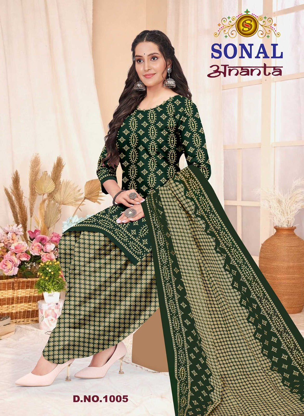 Ananta Vol 1 Sonal Textile Cotton Dress Material Wholesaler India