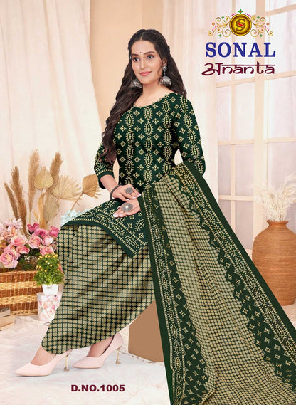 Ananta Vol 1 Sonal Textile Cotton Dress Material Wholesaler India