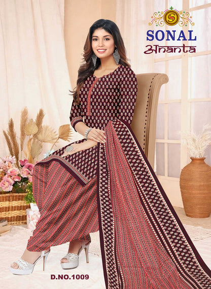Ananta Vol 1 Sonal Textile Cotton Dress Material Wholesaler India
