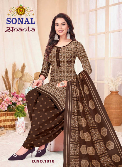 Ananta Vol 1 Sonal Textile Cotton Dress Material Wholesaler India