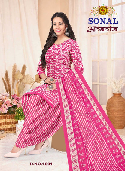 Ananta Vol 1 Sonal Textile Cotton Dress Material Wholesaler India